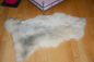 Preview: Tierbett Hundebett Lammfell Jety Silber Creme