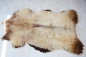Preview: Öko Lammfell Naturfell Yeti Beige Braun Coloure