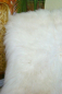 Preview: Lammfell Schaffell Teppich Weiß 4 Ganze Felle Luxus Qualität