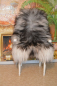 Preview: Island Lammfell Silber Dark Langhaar
