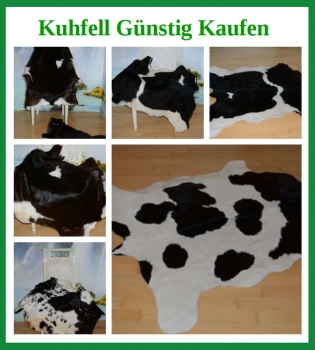 Kuhfell Schecke Paula Dekoration Wohnzimmer Fell Teppich