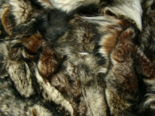Echt Pelzdecke Alaska Coyote Tagesdecke Luxus Qualität Echt Fell