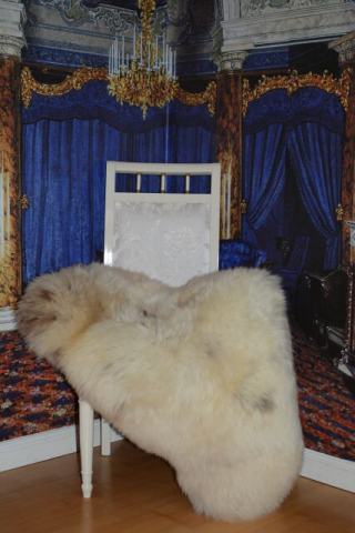 Öko Lammfell Schaffell Beige Baun Coloure Unterbett Wärmetherapie