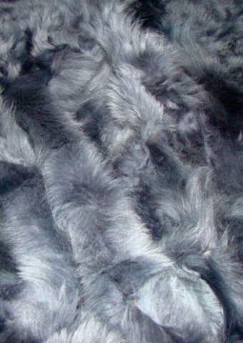 Echt Pelzdecke Silber Fuchs Silver Fox Echt Fell Fuchs