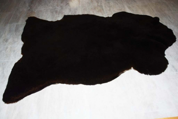 Doppelpack Lammfell schwarz (gefärbt) ( 3004)
