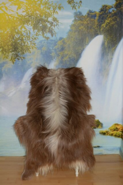 Edles Gigenta Ziegenfell Naturfell Langhaar 25cm Übergroß