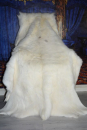 Rentierfell Snow White Diamond 160cm XXXL Übergröße